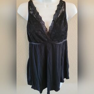 Soma black camisole teddy. Size medium.